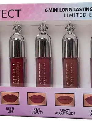 Affect 6 Mini Long Lasting Liquid Lipsticks