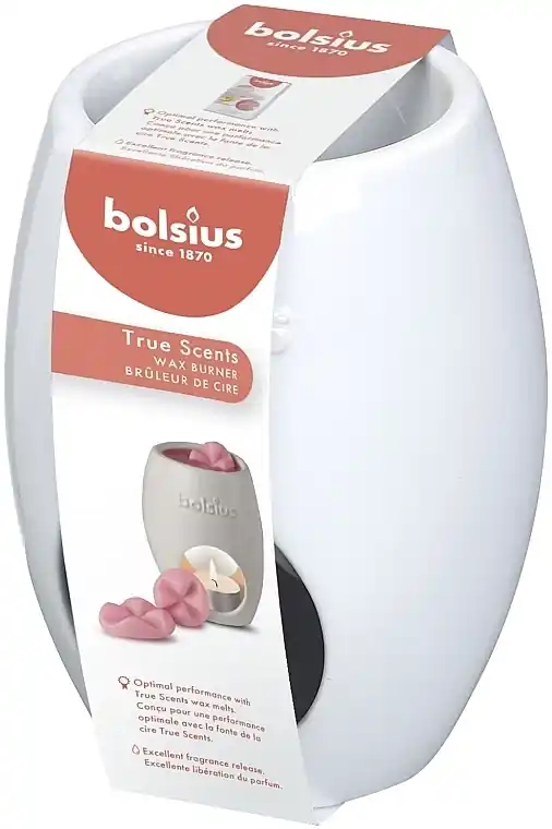 Ovale aromalamp, wit