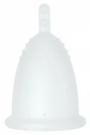 Menstruatie Cup met Steel, Maat L, transparant
