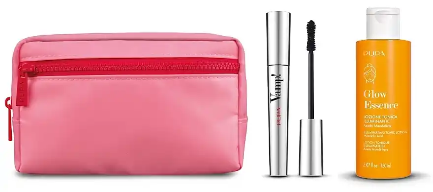 Pupa Vamp! Mascara & Glow Essence (mascara/9ml + f/lot/150ml + bag)