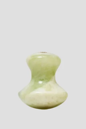 Gezichtsmassagepaddestoel gemaakt van natuurlijke jade van Crystallove