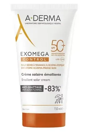 A-Derma Exomega Control Anti-Scratch Emollient Cream SPF50+ 150ml