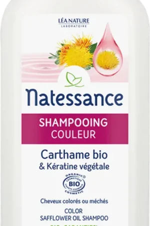 Natessance Color Shampoo Saflor & Keratin, 500 ml