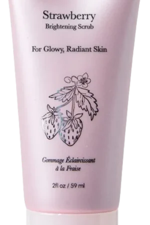100% Pure Strawberry Brightening Scrub, 59 ml