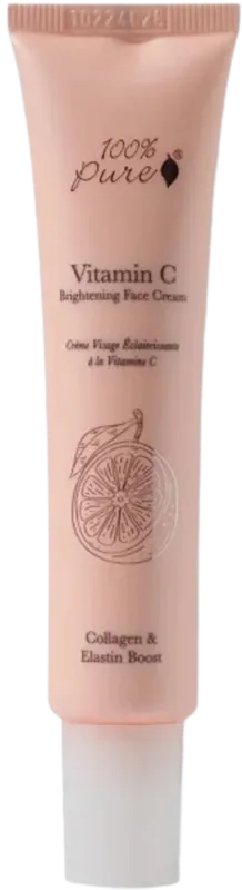100% Pure Vitamin C Brightening Face Cream, 40 ml