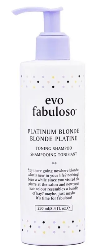EvoFabulosoPlatinum Blonde Toning Shampoo 250 ml