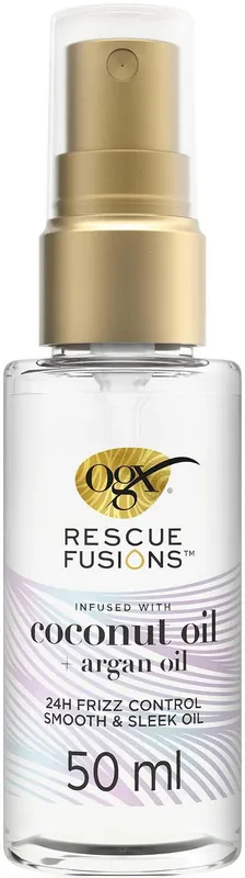 OgxRescue Fusions24hr Frizz Control Smooth and Sleek Oil 50 ml