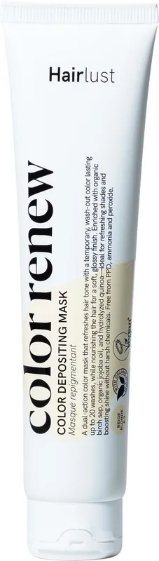 HairlustColor RenewColor Depositing Mask Beige Blonde