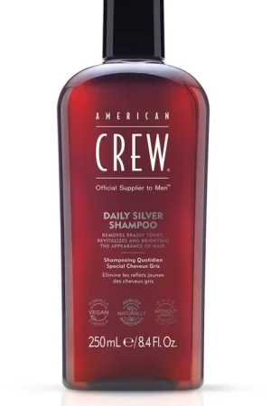 American CrewHair & Body Daily Silver Shampoo 250 ml